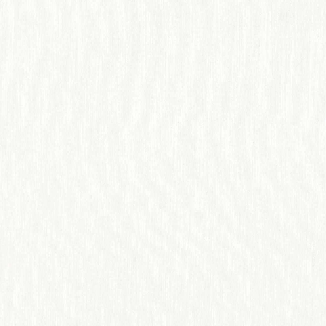 Chalk-white sheer swatch with fine vertical striations and a softly translucent surface