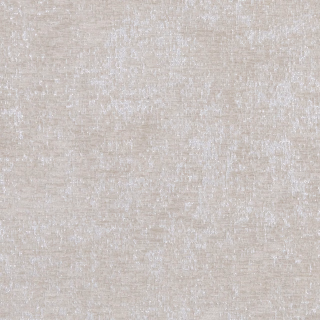 Pale linen-beige woven swatch with fine silvery threads and softly irregular texture