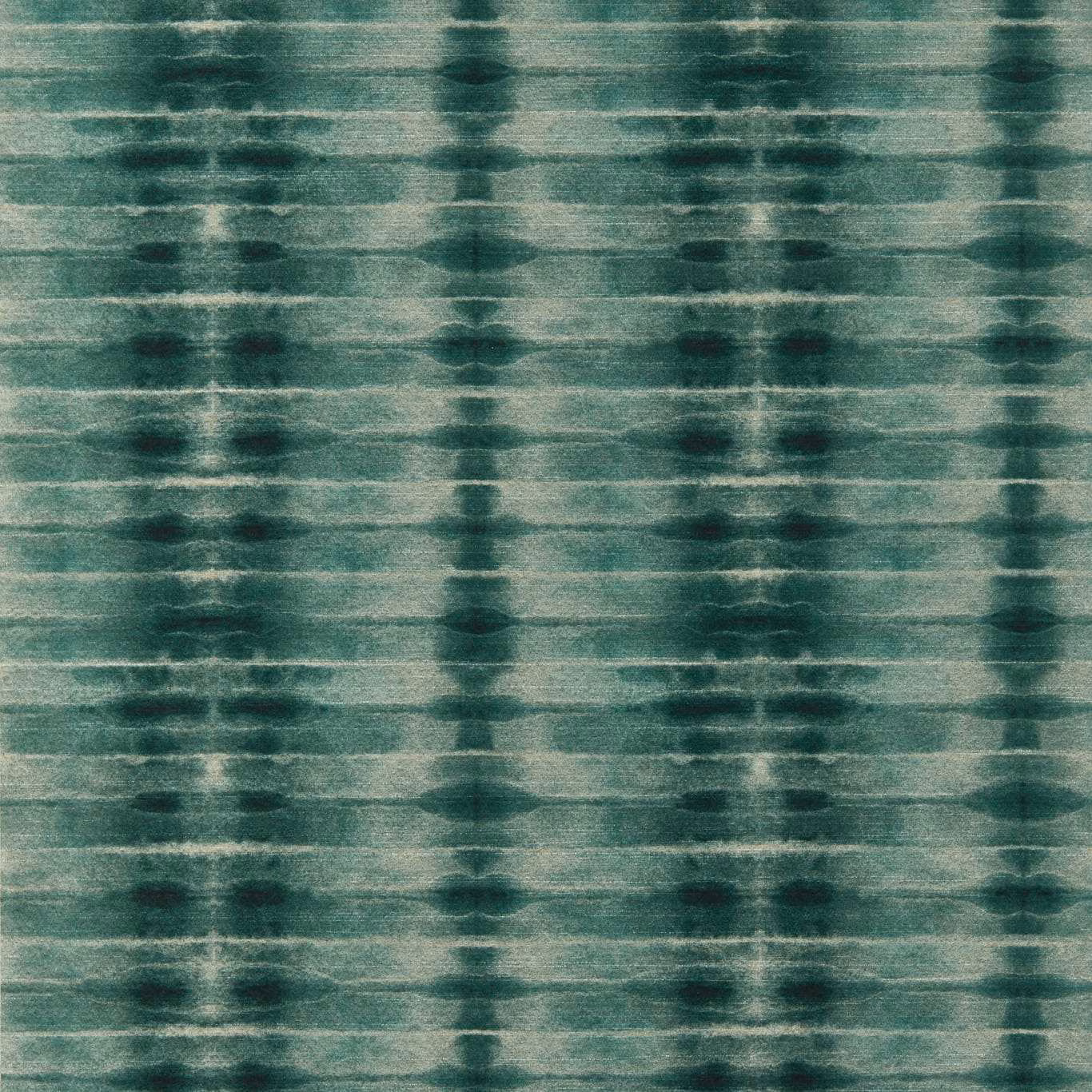 Deep teal wallpaper with misted aqua bands and blurred darker vertical pools