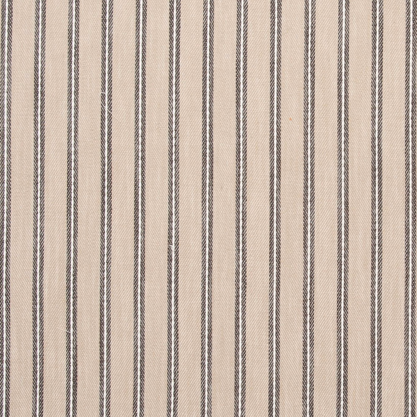 Charcoal and oat woven stripe with narrow chevron-textured vertical lines