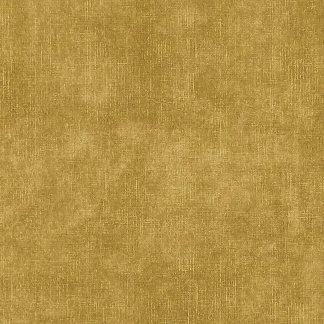 Muted golden-chartreuse fabric with fine olive crosshatch and woven texture