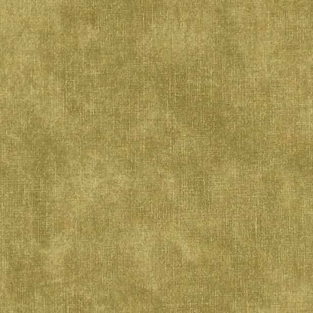 Muted citron olive fabric with softly mottled crosshatched woven texture