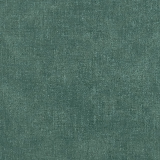 Muted teal-green woven swatch with subtle crosshatched texture and softly mottled depth
