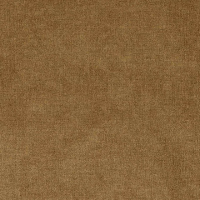 Warm ochre-brown plain weave with subtle mottling and fine crosshatched texture
