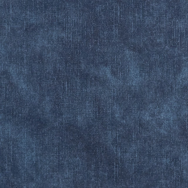 Deep midnight-blue textile with smoky tonal clouding and fine crosshatched weave