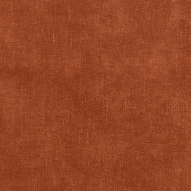 Burnt terracotta Martello fabric with fine cross-hatched woven texture