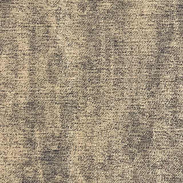 Mottled teal-grey and gold woven textile with irregular vertical shadowing