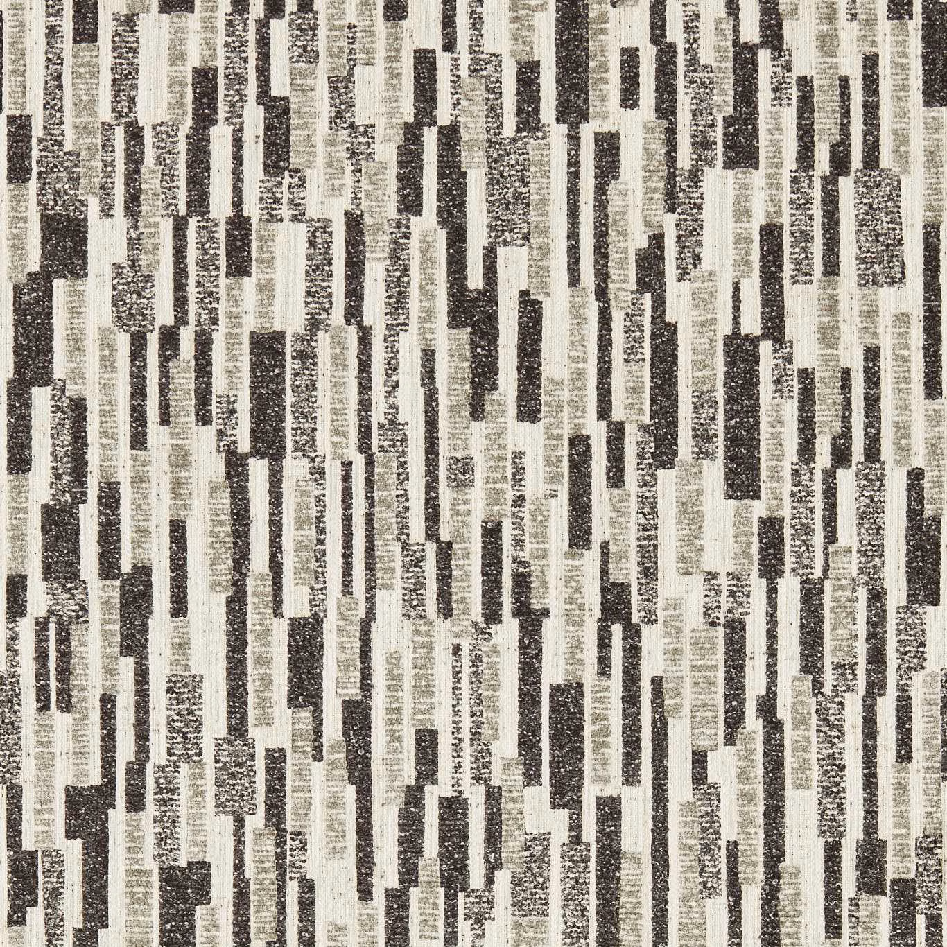 Charcoal and ivory wallpaper with distressed vertical rectangular blocks