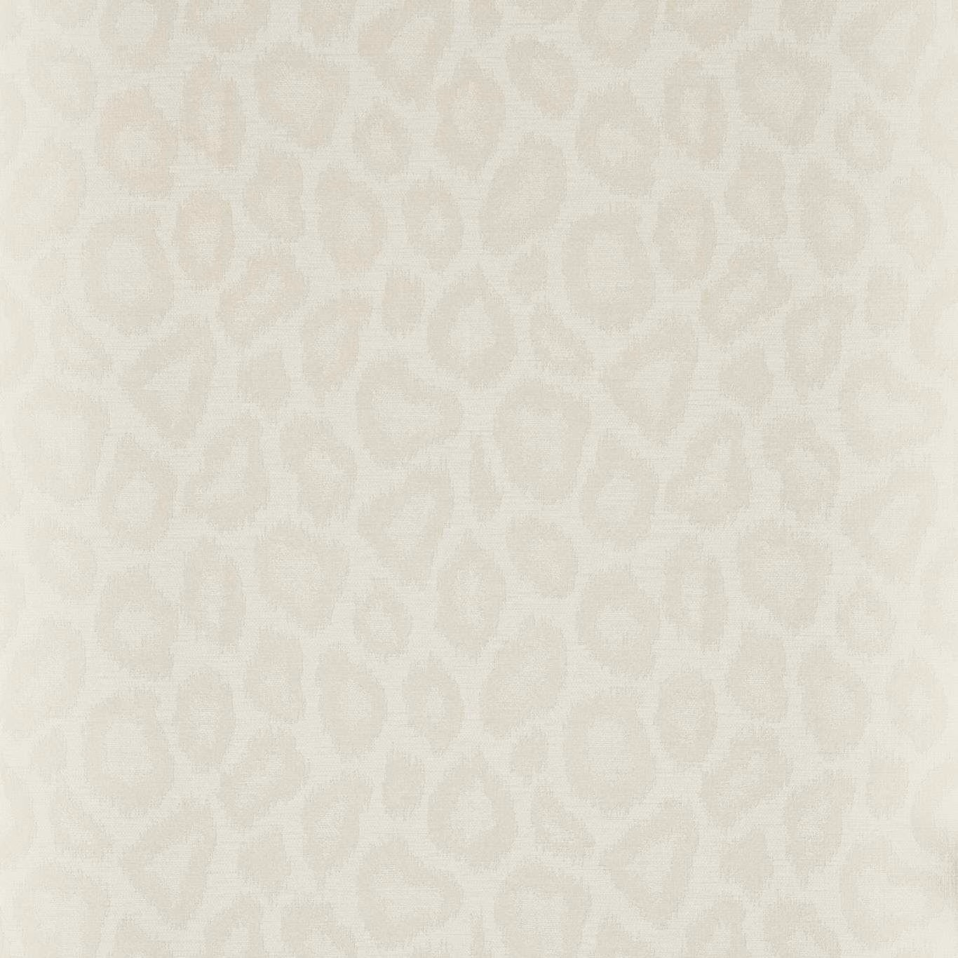 Soft ivory wallpaper with pale beige looping organic motifs and subtle surface texture