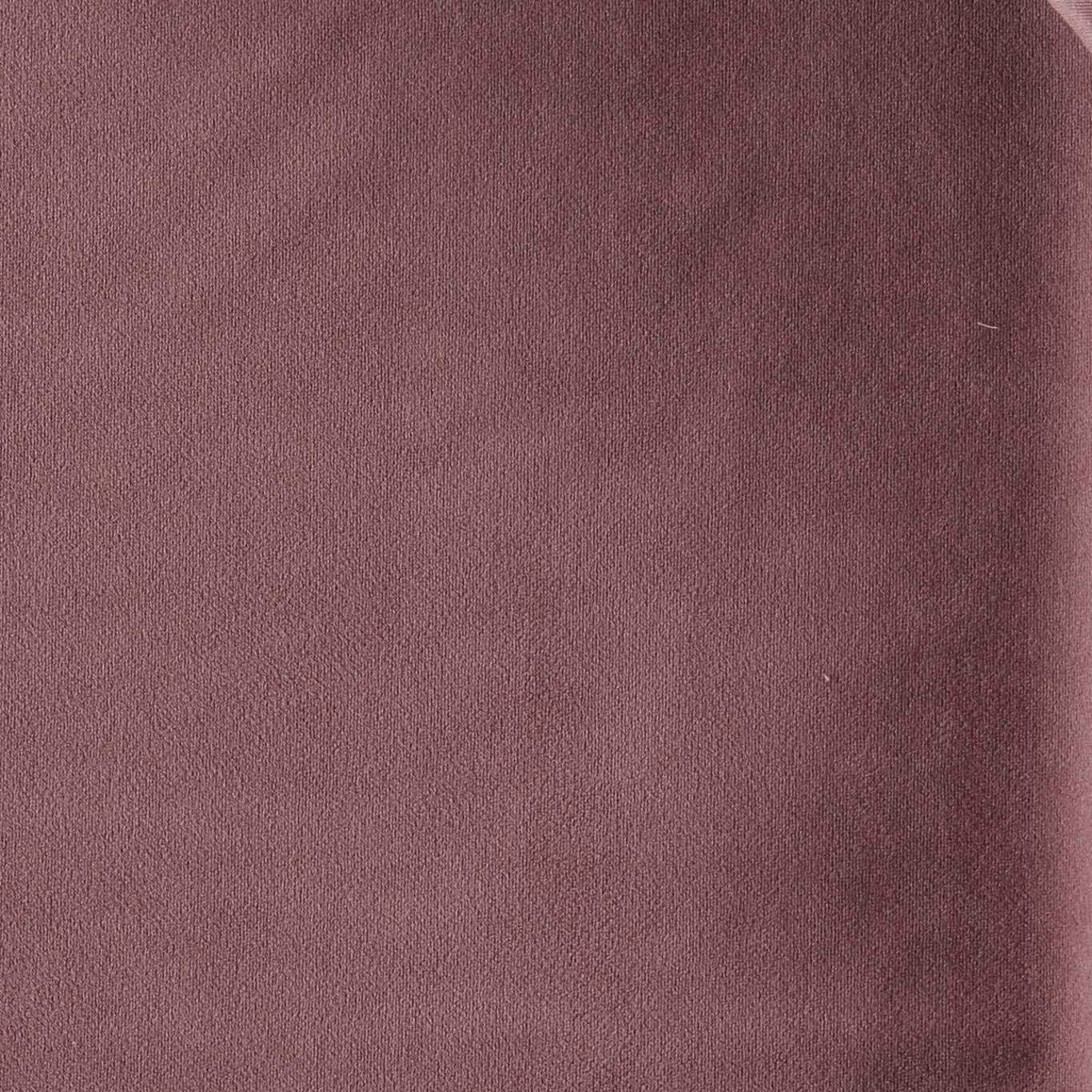 Close-up of dusty mauve heathered fabric with fine tonal weave and darker plum shading