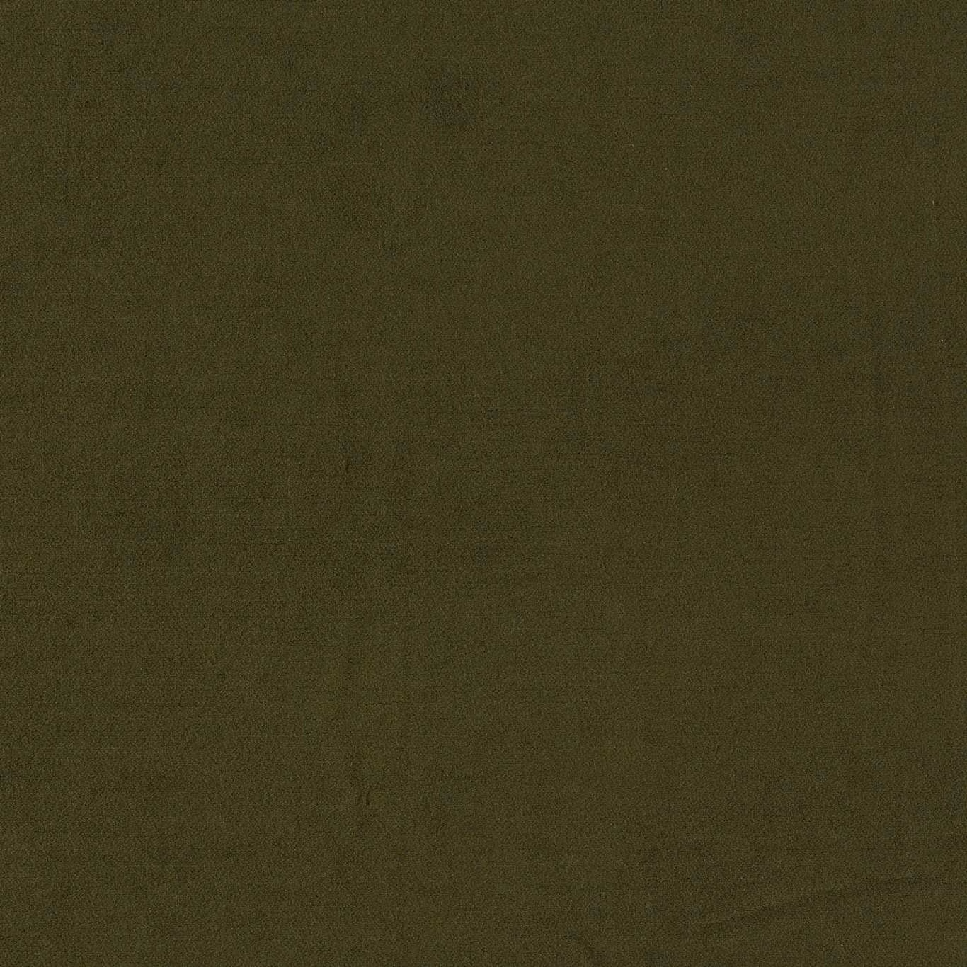 Deep olive green plain fabric with subtle fine-grain texture and tonal variation