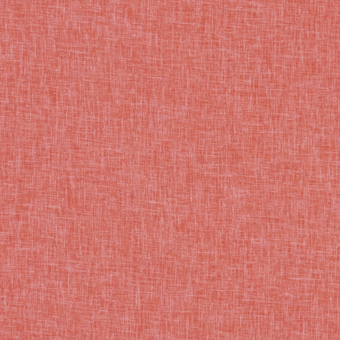 Warm coral-pink fabric with delicate crosshatched threads and a softly slubbed surface