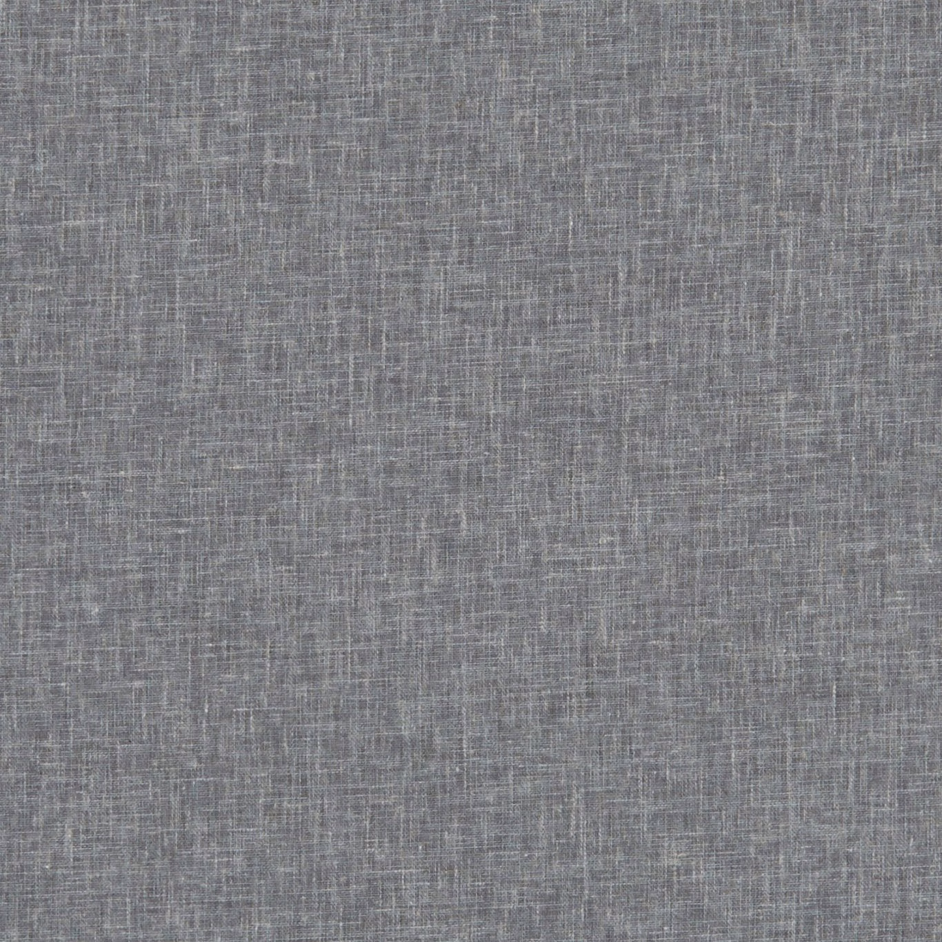 Cool granite-grey woven swatch with fine pale crosshatch threads and softly mottled depth