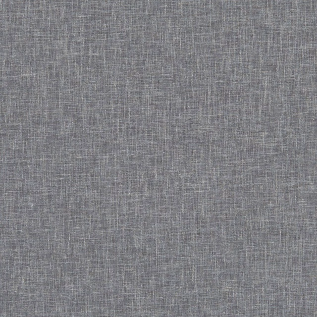 Cool granite-grey woven swatch with fine pale crosshatch threads and softly mottled depth