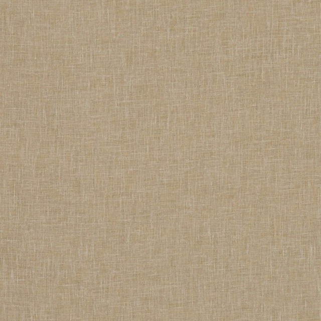 Warm hazel beige swatch with fine crosshatch weave and softly varied threads
