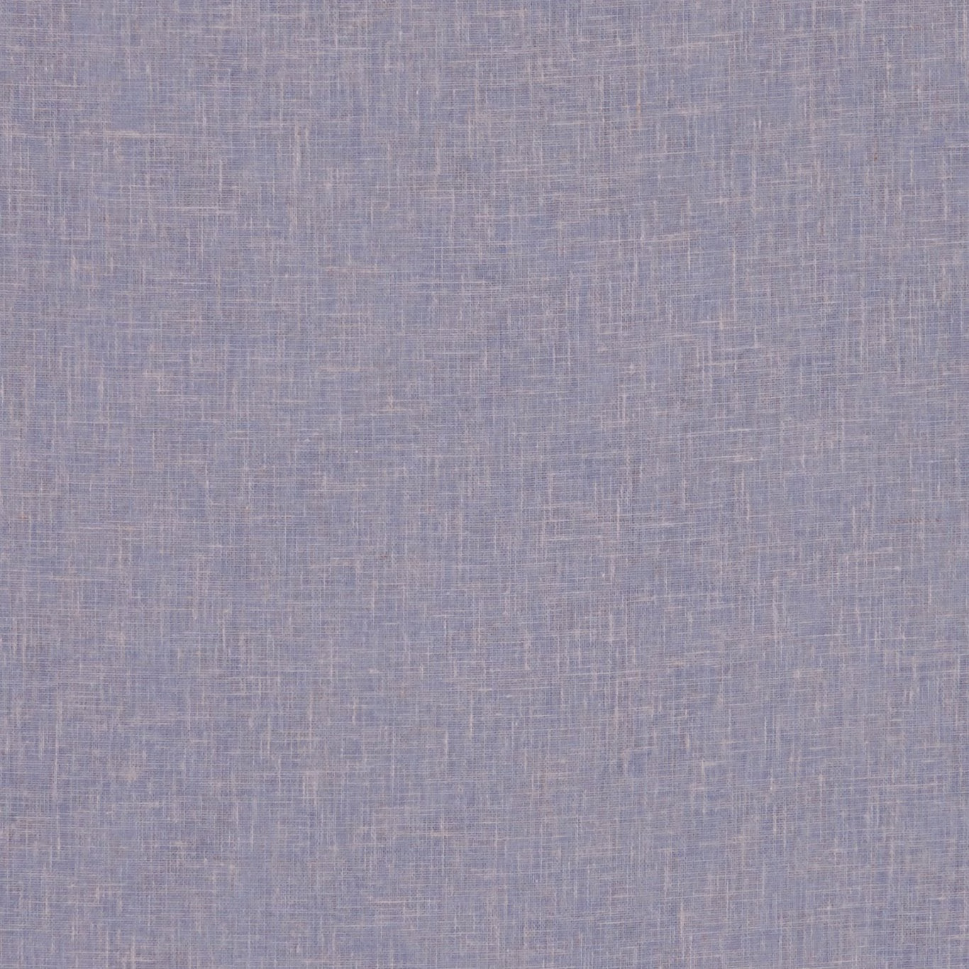 Close-up of lavender-grey woven fabric with fine pale crosshatch texture