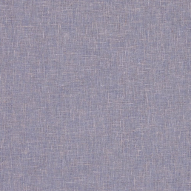 Close-up of lavender-grey woven fabric with fine pale crosshatch texture