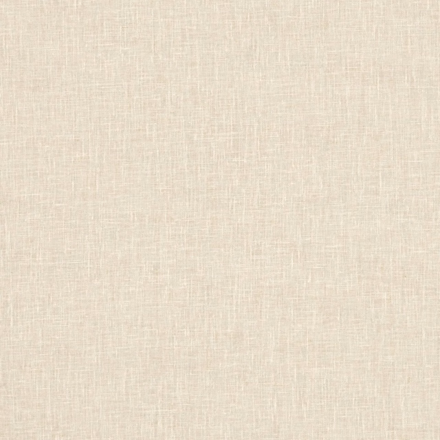 Warm ivory fabric with a delicate natural crossweave and softly slubbed texture