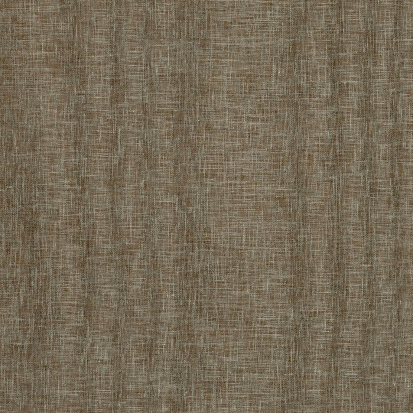 Warm truffle-taupe woven textile with fine pale crosshatch lines and softly irregular texture