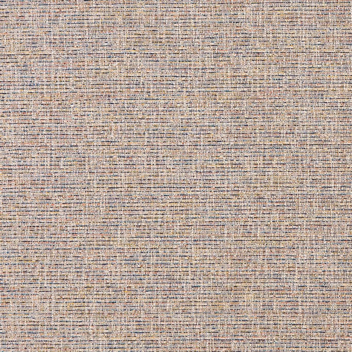 Warm taupe woven upholstery with cream, charcoal and russet flecks