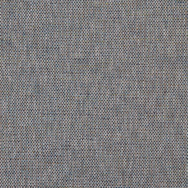 Dense taupe-grey weave with tiny peacock-blue and charcoal flecks