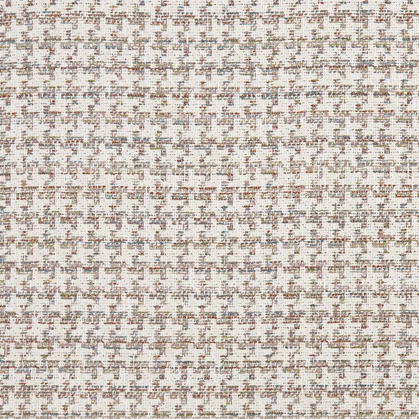 Warm ivory upholstery weave with scattered taupe-brown flecks and subtle horizontal texture