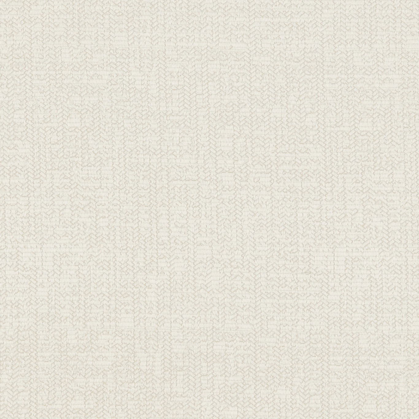 Pale ivory fabric with a subtle broken-chevron geometric weave and softly textured surface