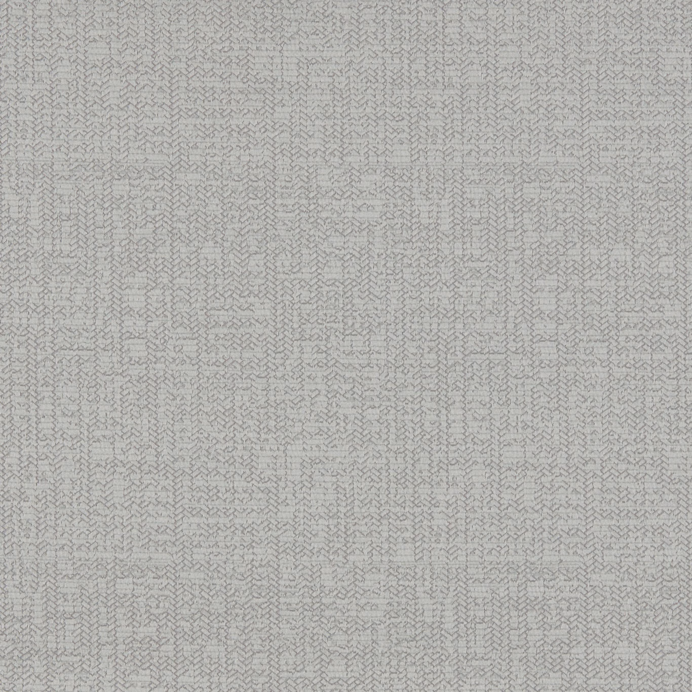 Cool silver-grey woven textile with a fine tonal zigzag pattern