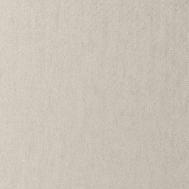 Pale pebble taupe sheer with fine vertical chevron texture and softly mottled weave