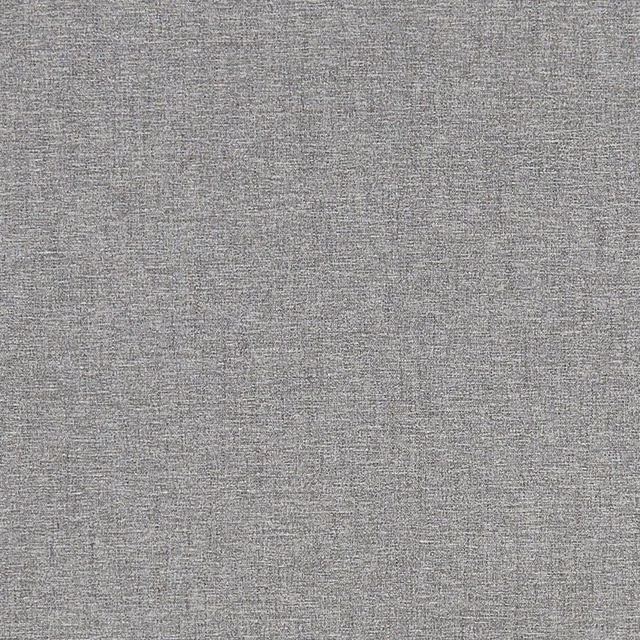 Close-up of charcoal-grey crosshatched weave with fine mottled yarn texture