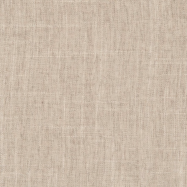 Close-up of pale pebble beige fabric with a fine, irregular crosshatch weave