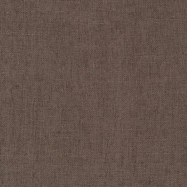 Close-up of dark taupe-grey Martinique fabric with a fine woven crosshatch texture
