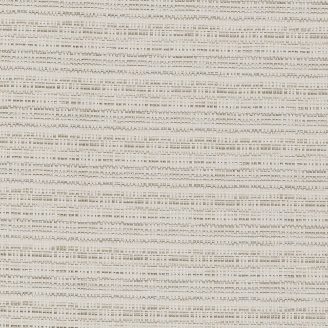 Ivory woven fabric with fine horizontal rows and soft grey flecks