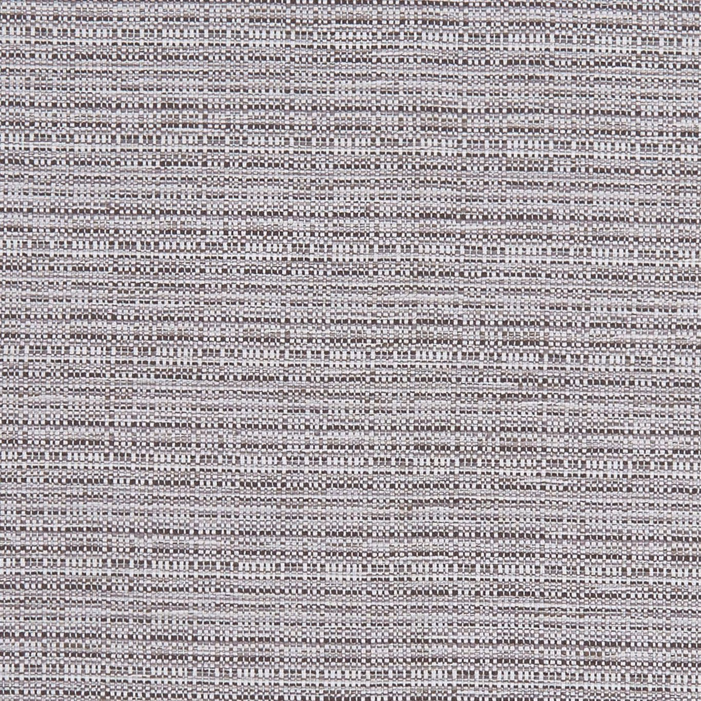 Cool silver-grey woven textile with fine horizontal bands and charcoal flecks