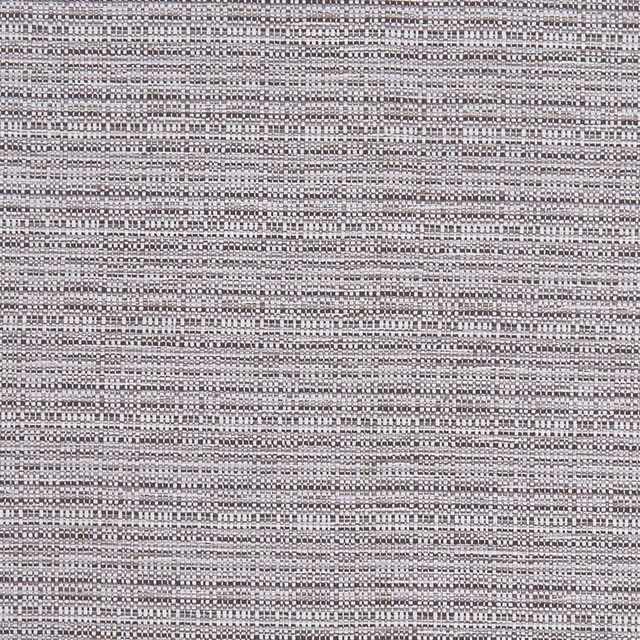 Cool silver-grey woven textile with fine horizontal bands and charcoal flecks