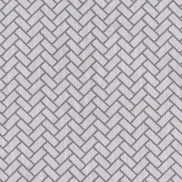 Charcoal and pale grey woven herringbone chevrons with a lightly textured surface