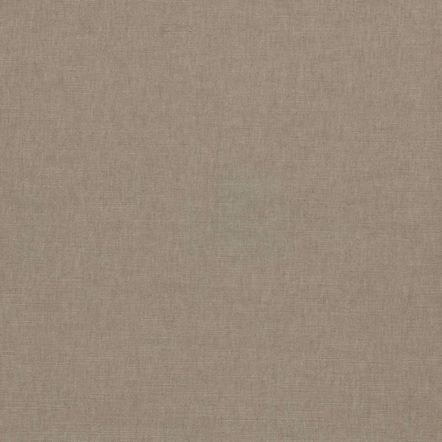 Close-up of soft ash-taupe plain weave with fine crosshatched texture
