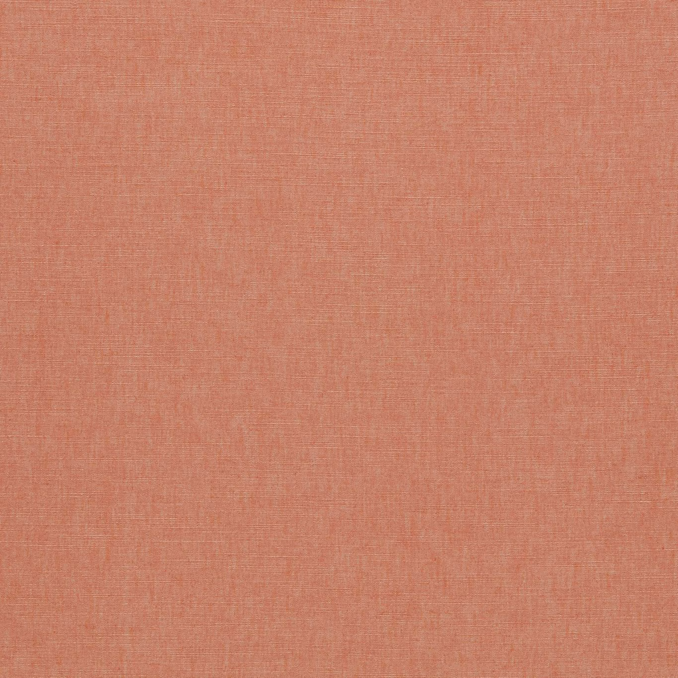 Warm coral pink fabric with a fine, softly crosshatched woven texture