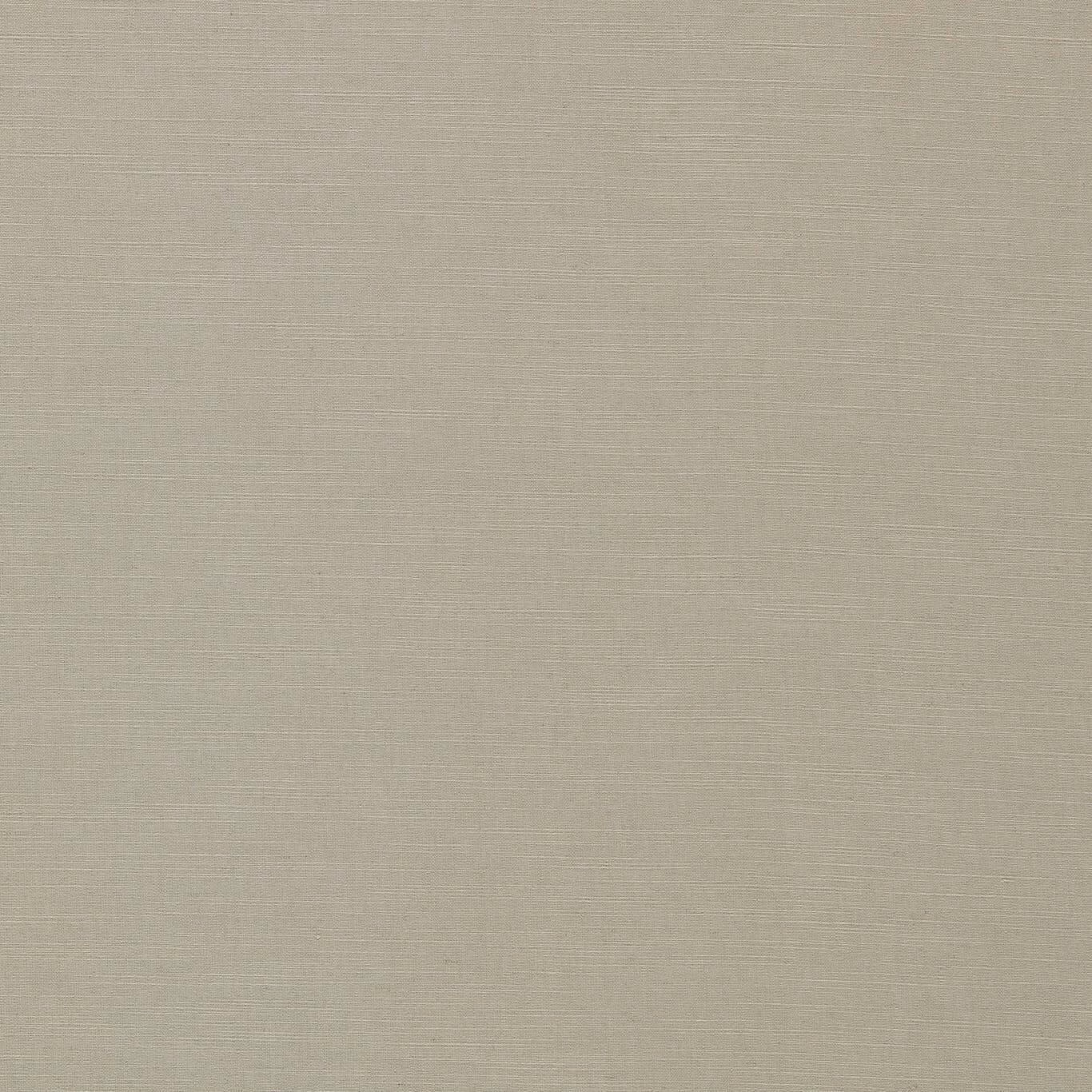 Close-up of warm dove-grey plain weave with fine horizontal texture