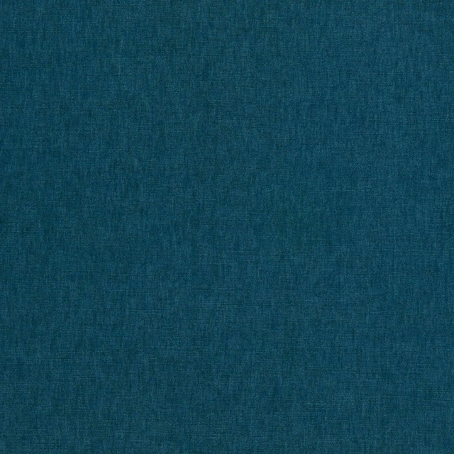 Deep kingfisher teal plain weave with subtle tonal vertical texture