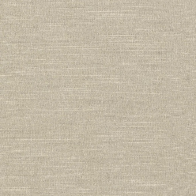 Close-up of pale pebble greige fabric with a fine horizontal woven texture