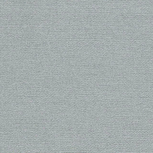 Cool blue-grey woven fabric swatch with fine horizontal texture and softly mottled surface