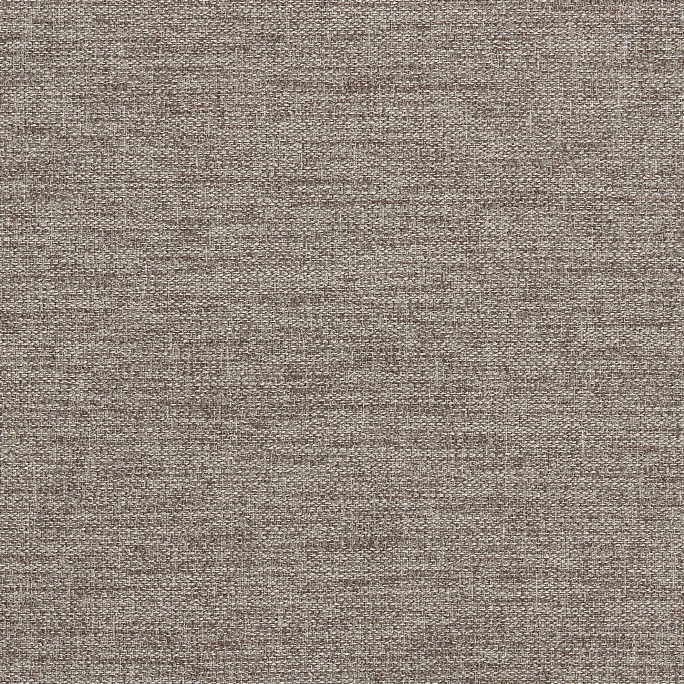 Close-up of muted taupe-grey mink woven textile with fine crosshatched texture