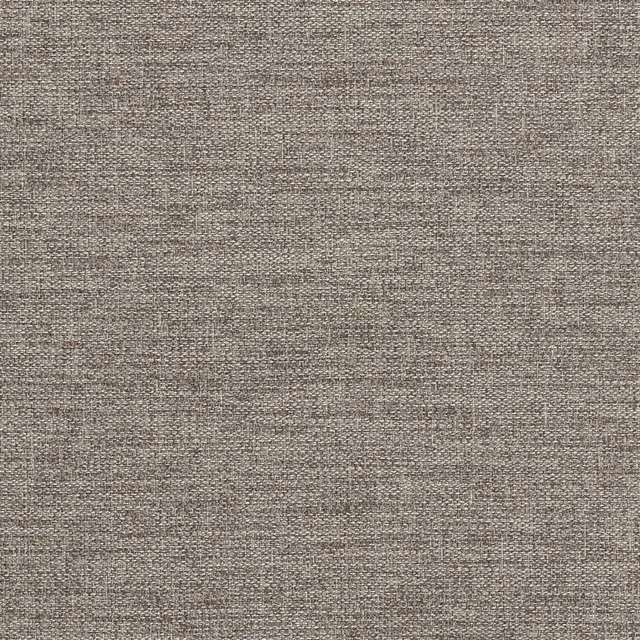 Close-up of muted taupe-grey mink woven textile with fine crosshatched texture