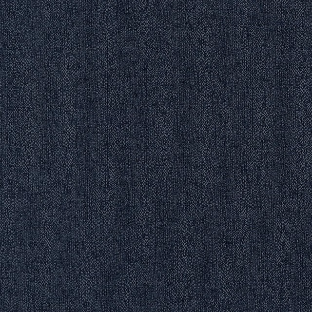 Deep denim-blue woven textile with charcoal flecks and subtle vertical grain