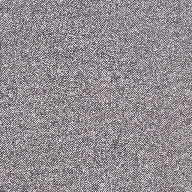 Slate-grey woven textile with a fine broken chevron texture and subtle tonal variation