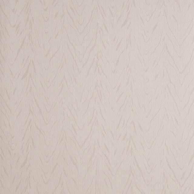 Pale parchment wallpaper with fine blush-taupe branching lines in a low-contrast repeat