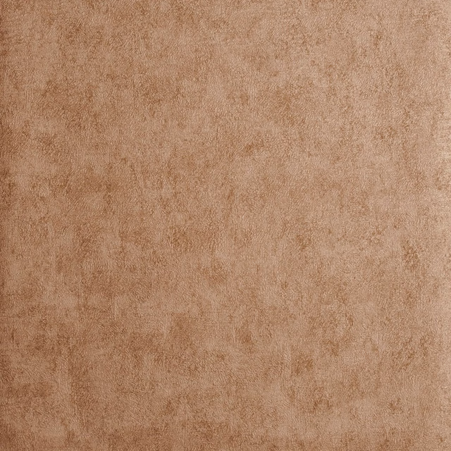Mottled copper-brown wallpaper with softly brushed, tactile tonal texture