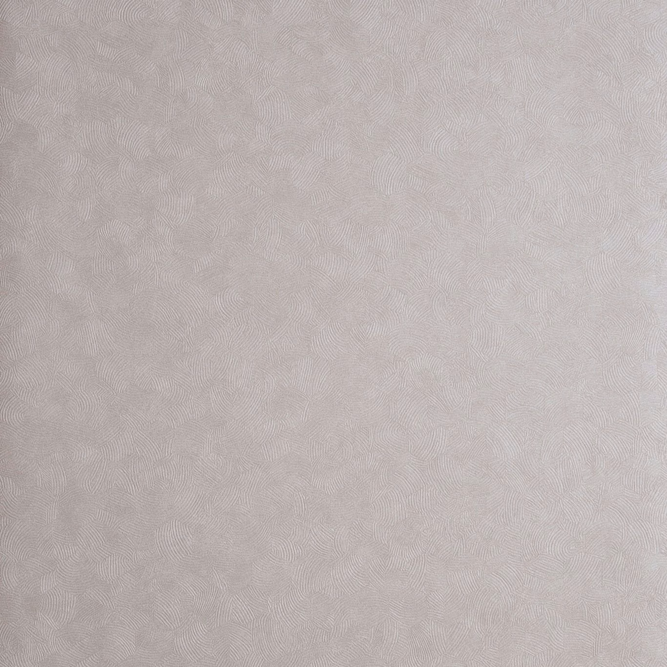 Pale silver-grey wallpaper with subtle interlocking hexagon lines and softly mottled texture