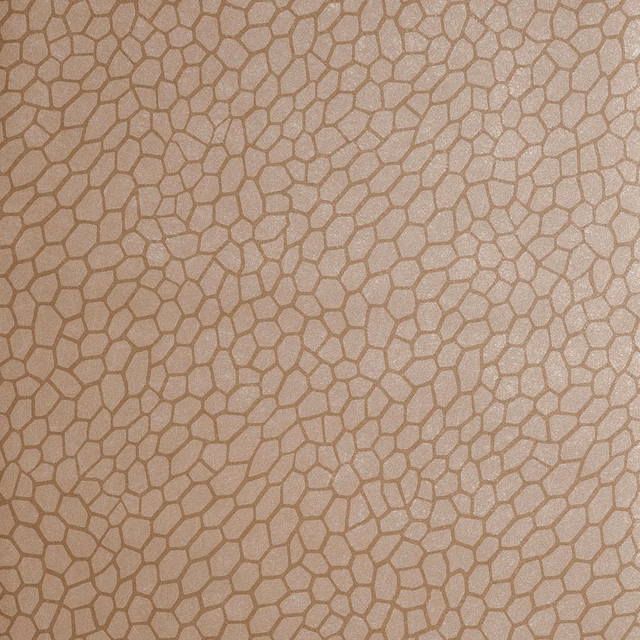 Warm antique taupe wallpaper with an irregular outlined cellular pattern
